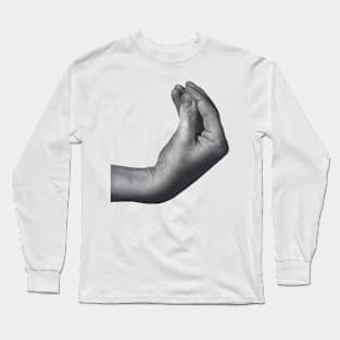 Italian hand Long Sleeve T-Shirt